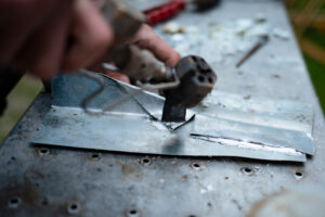 Soudure éléments de zinguerie pour rénovation